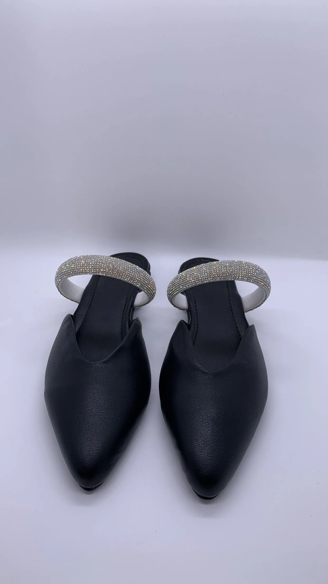 Bfb Shoes - Mule Strap Strass Black