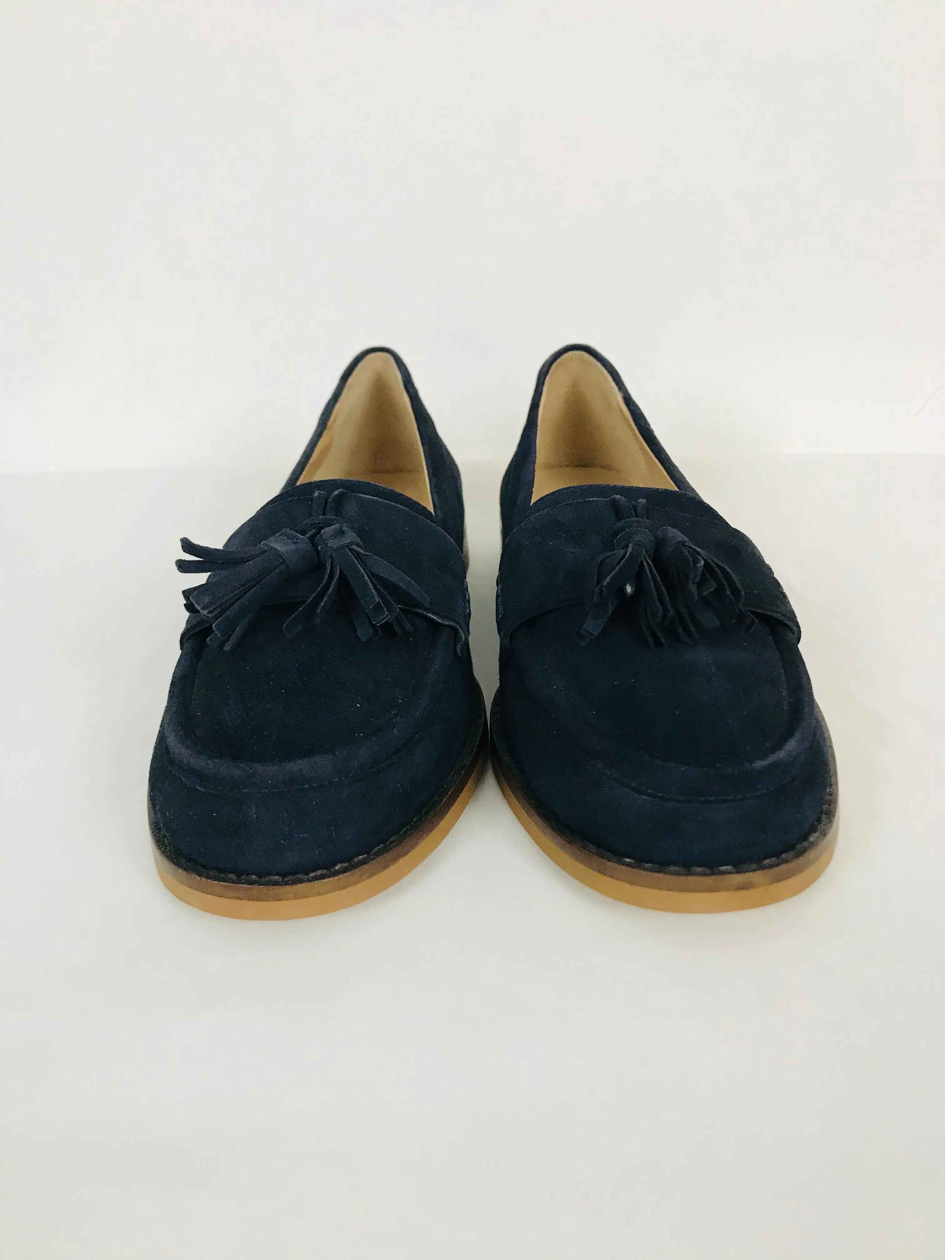 Crew Clothing Women’s Suede Tassle Loafers | 38 UK5 | Blue