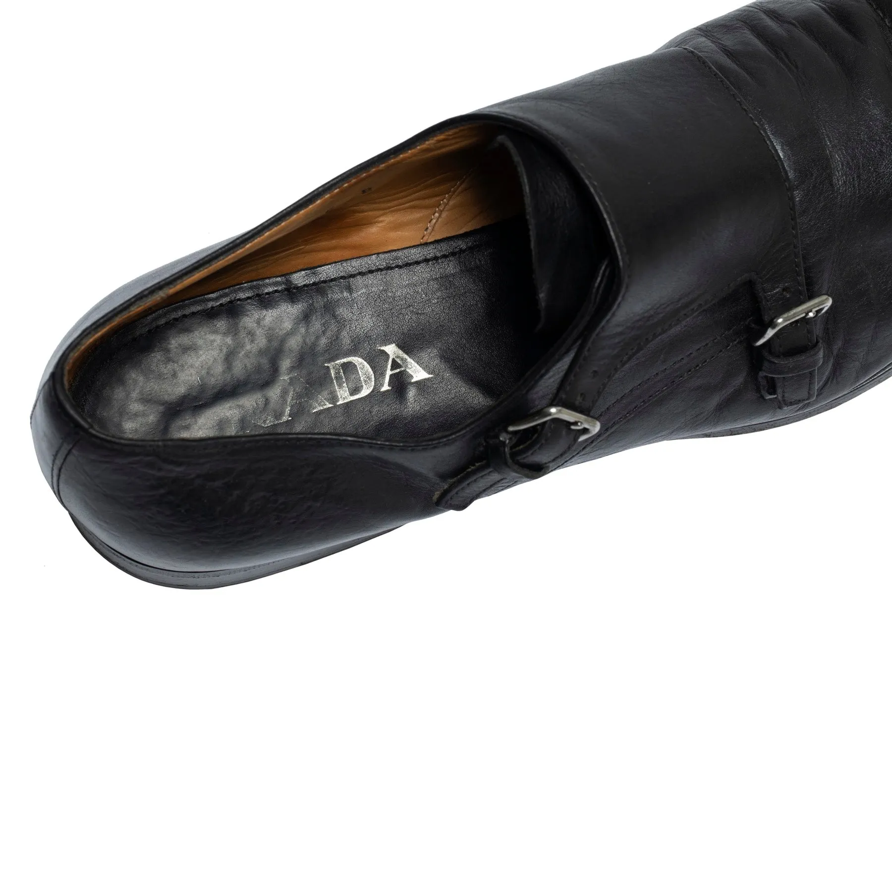 Early 2000s, Full-Grain Calf, Monk Straps, Low Vamp, Postmodern