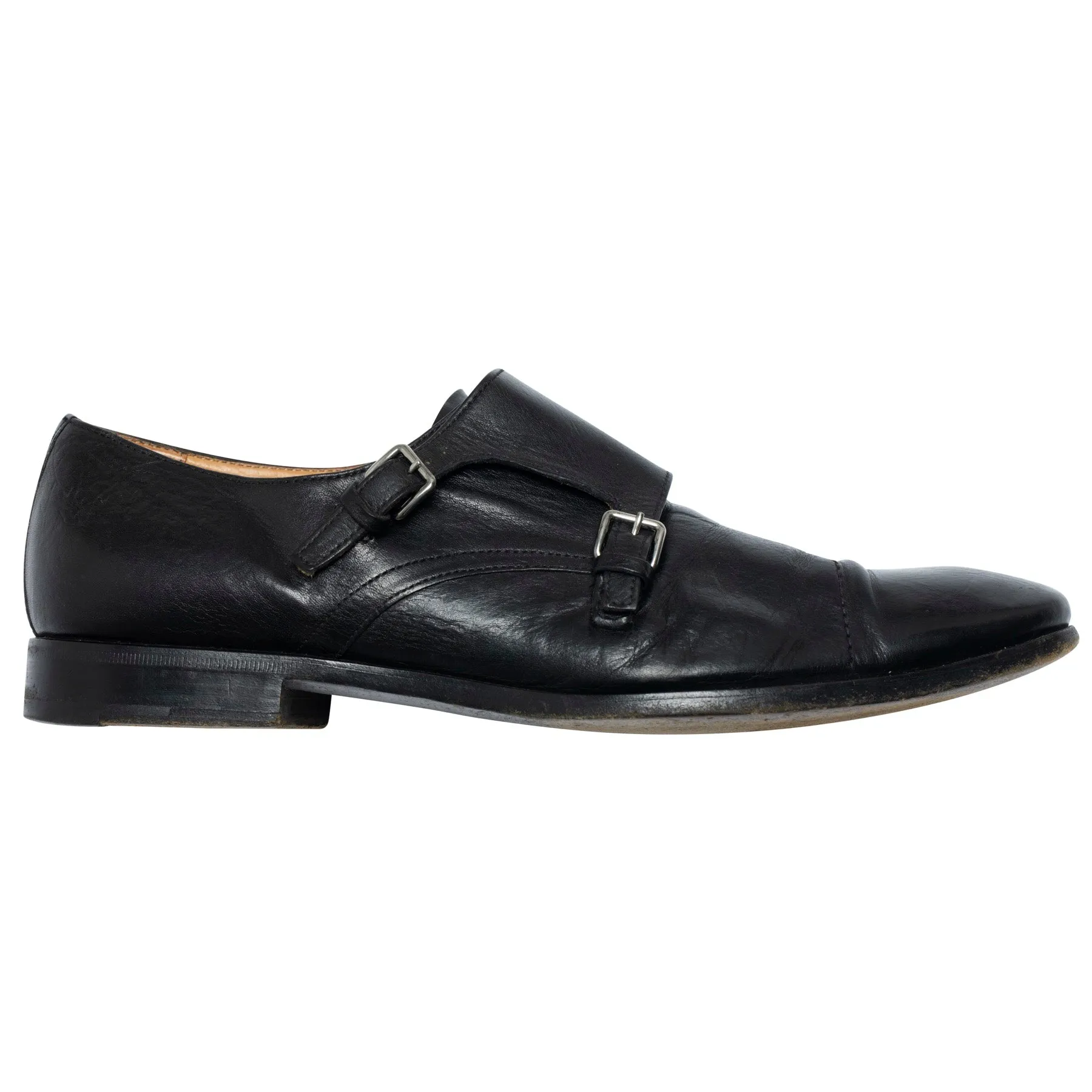 Early 2000s, Full-Grain Calf, Monk Straps, Low Vamp, Postmodern