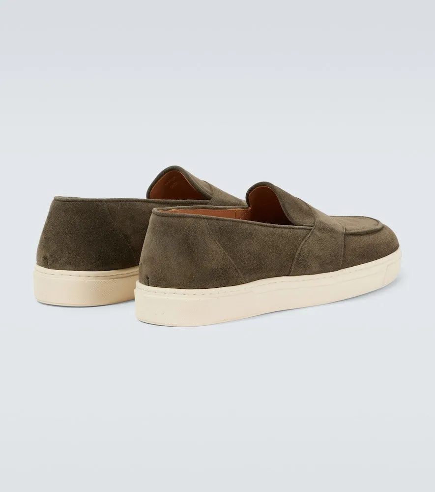 George Cleverley Joey II suede loafers