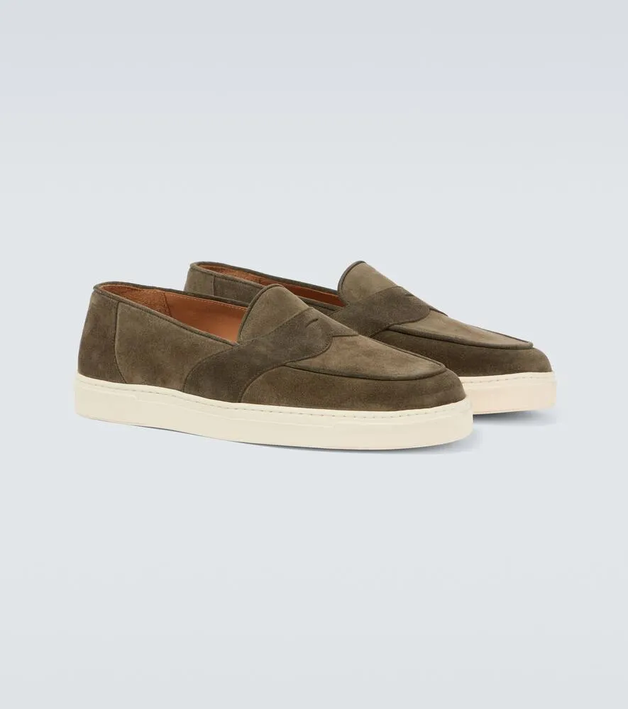 George Cleverley Joey II suede loafers
