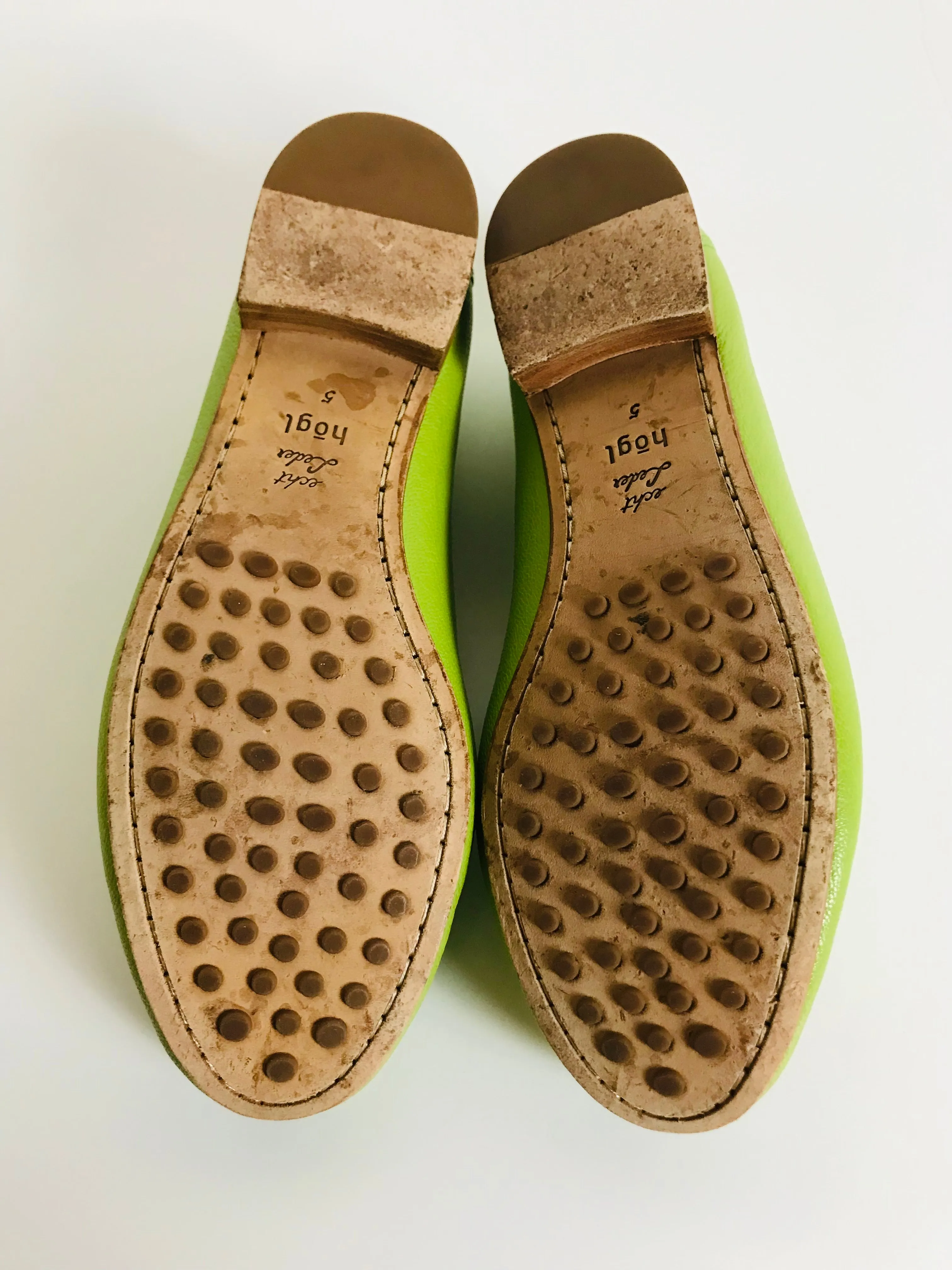 Hogl Women's Leather Loafers Shoes | UK5 | Green