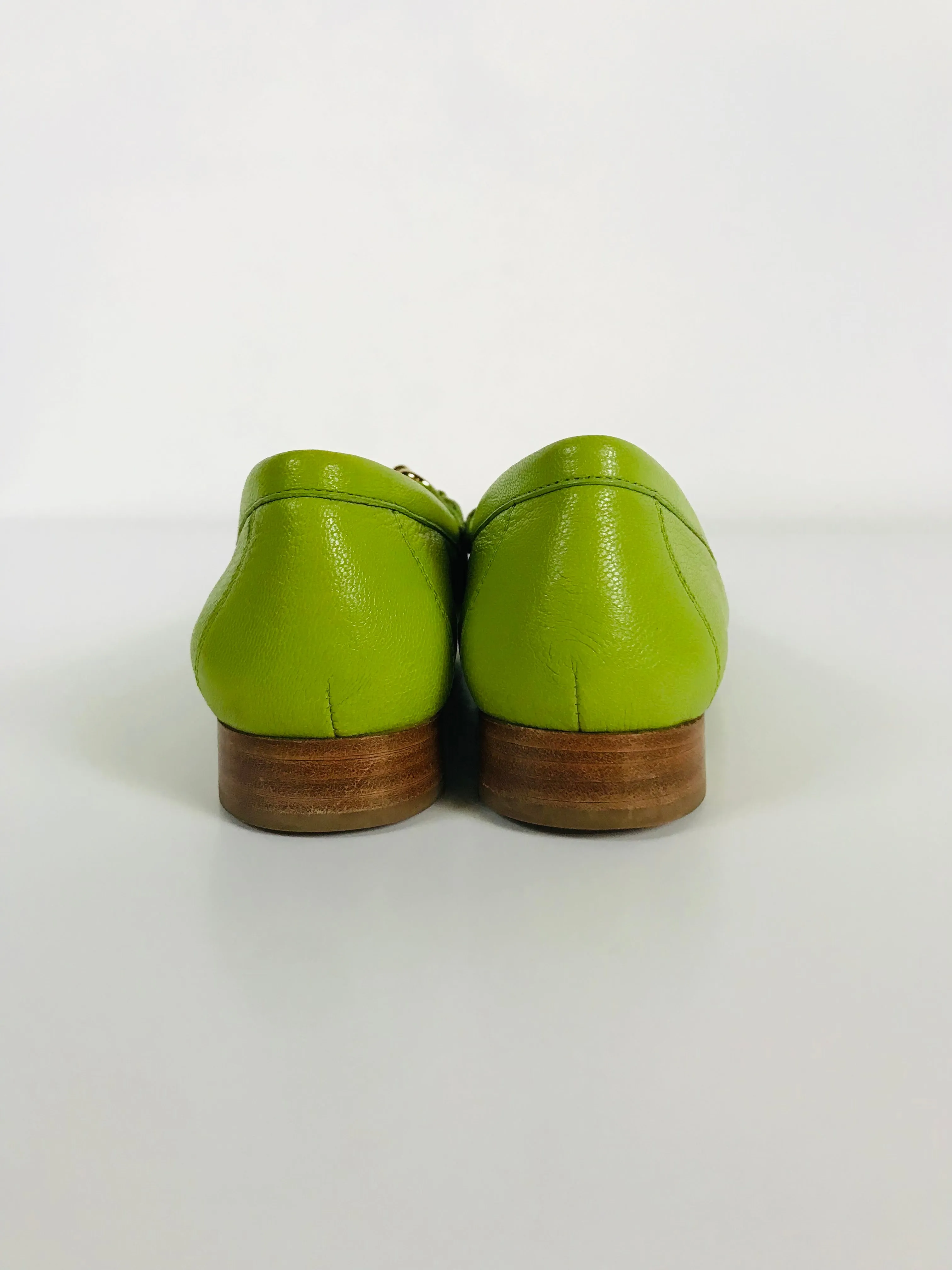 Hogl Women's Leather Loafers Shoes | UK5 | Green