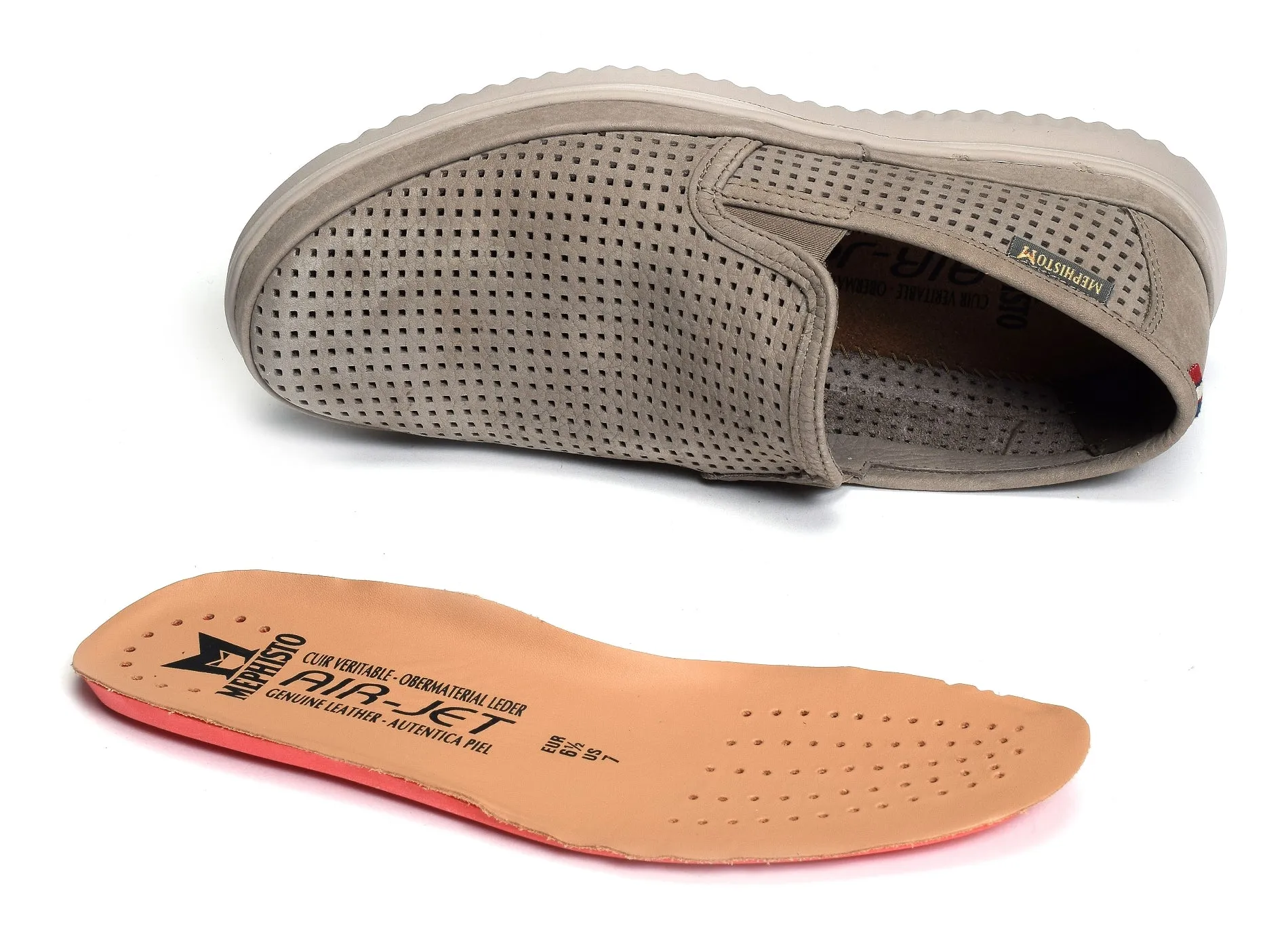 Mephisto Tiago Perforated Leather Loafers