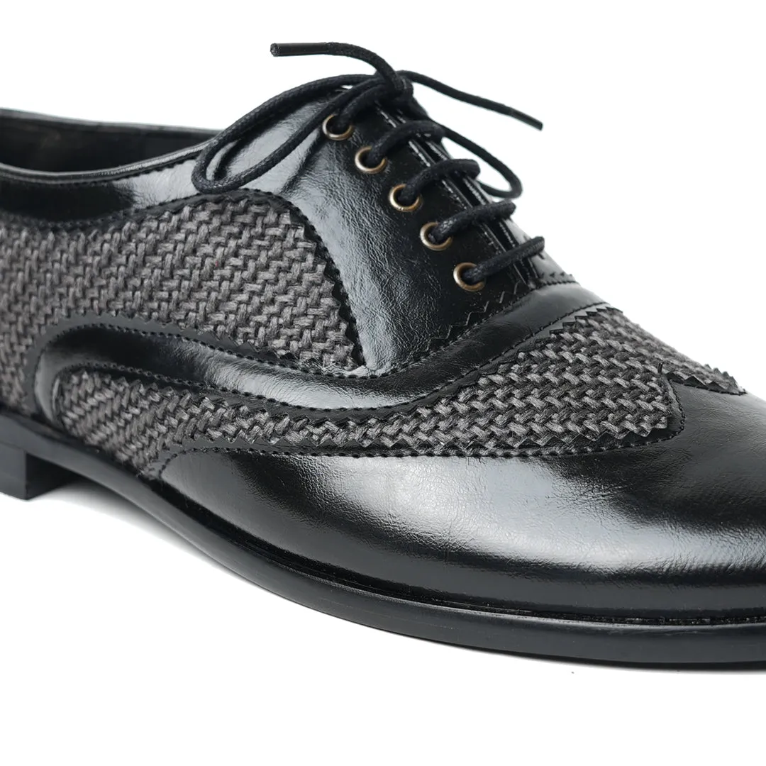 Monkstory Limited Edition Hybrid Lace Fusion Slip-On - Black