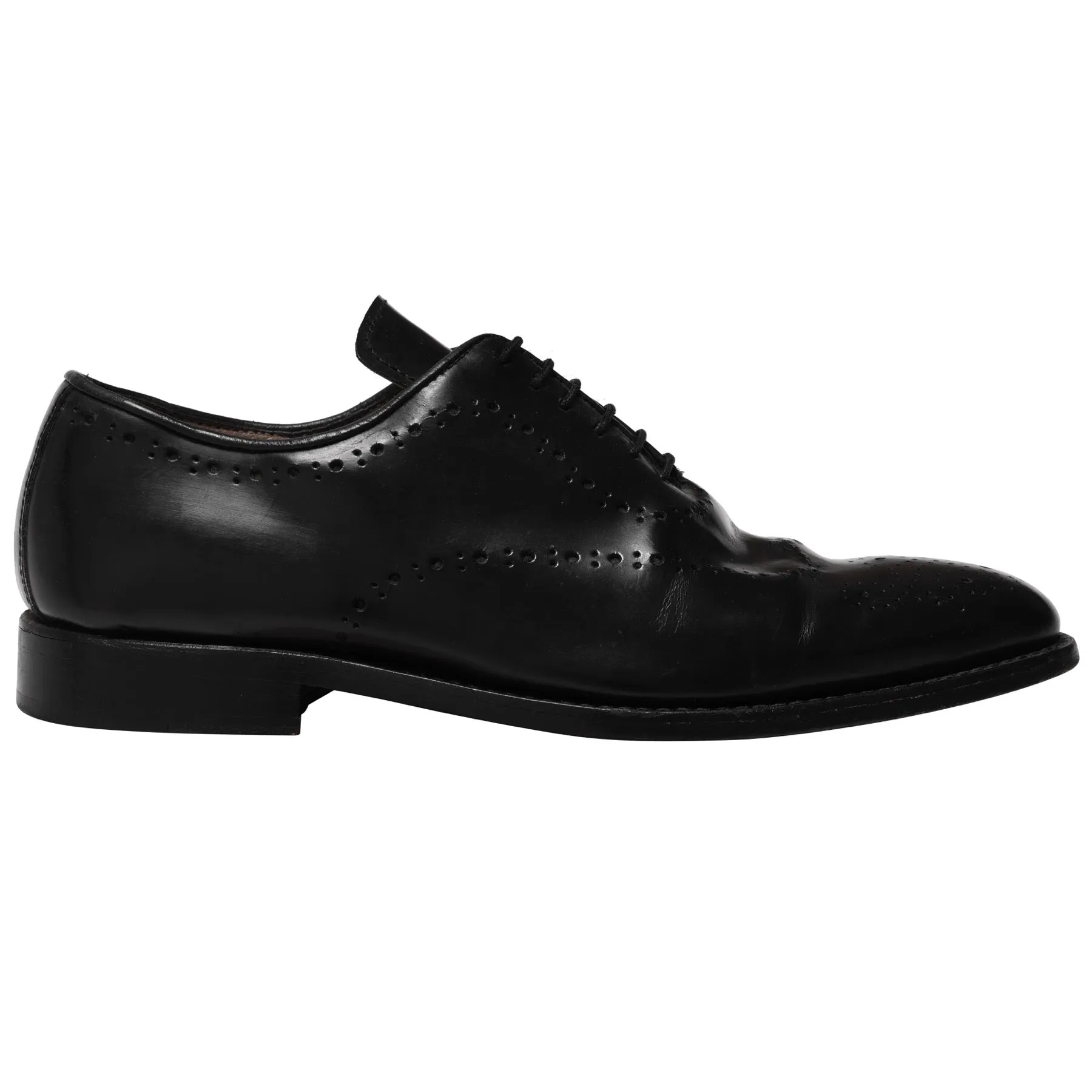 Quarter Perforations, High Sheen, Half Brogue Oxford
