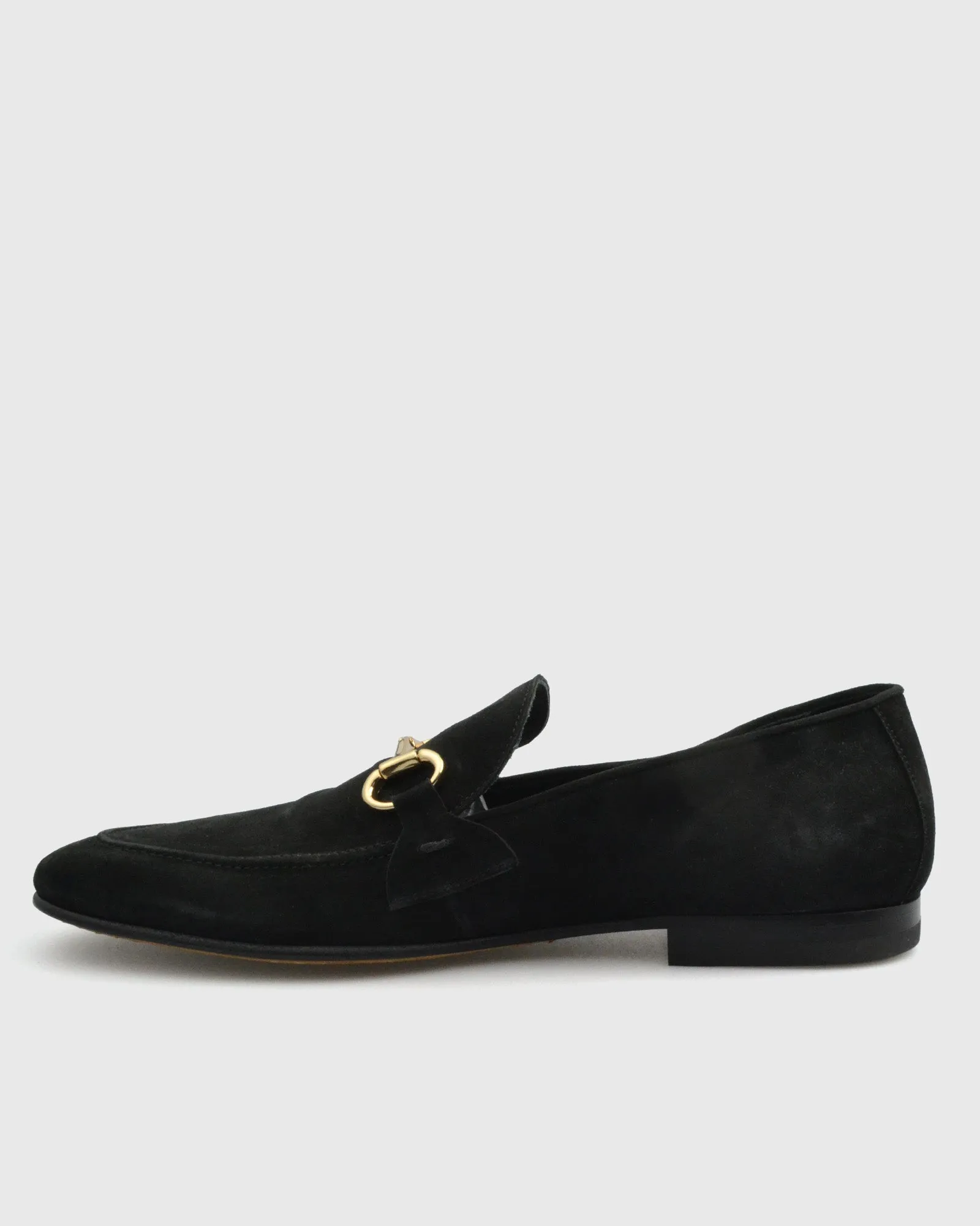 VINCENT & FRANKS S23VF-G SU BLACK SUEDE LOAFER