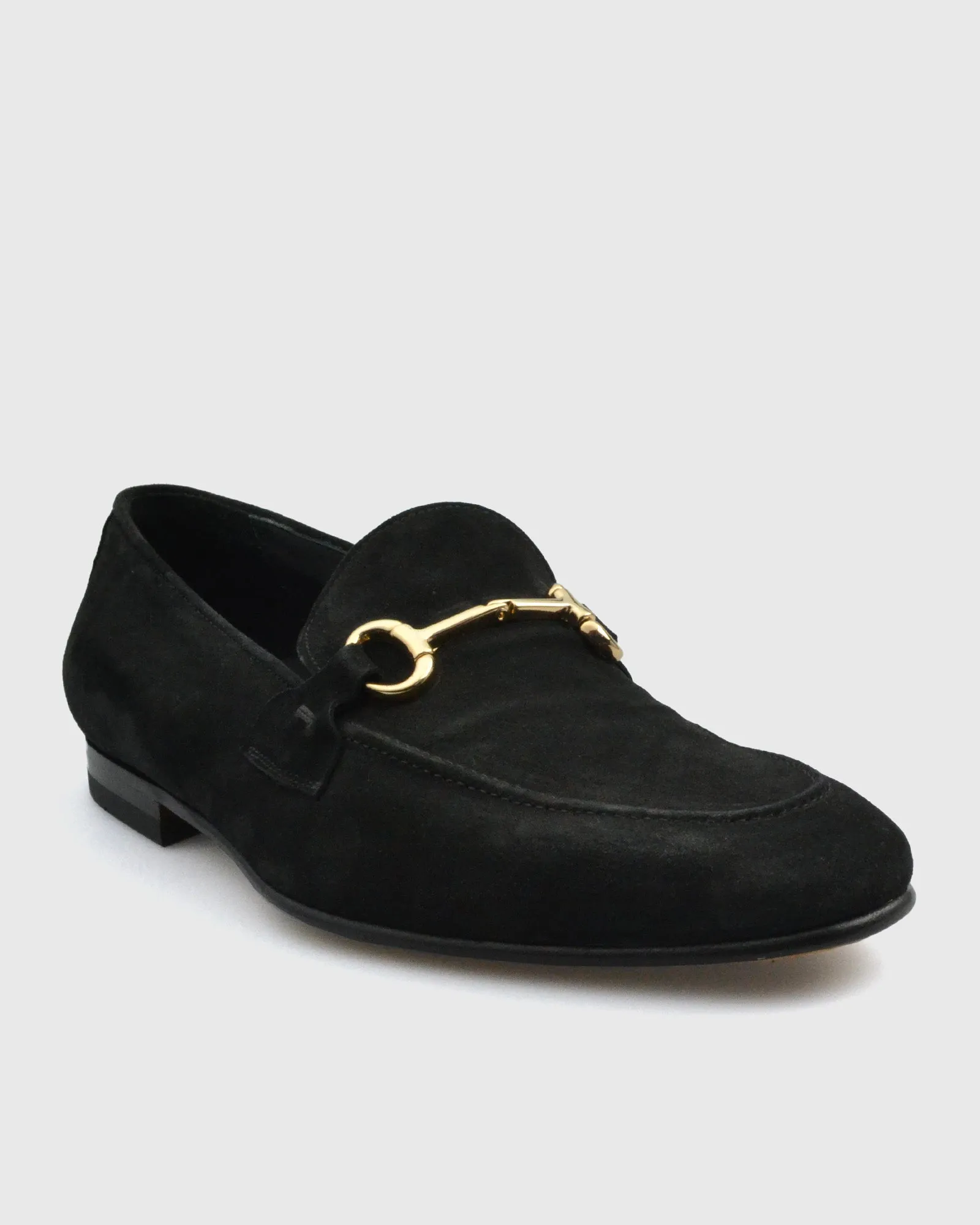 VINCENT & FRANKS S23VF-G SU BLACK SUEDE LOAFER